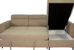 Trends by HG Ecksofa »Bella L-Form, B: 248 cm« mit Schlaffunktion & Bettkasten