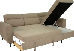 Trends by HG Ecksofa »Bella L-Form, B: 248 cm« mit Schlaffunktion & Bettkasten