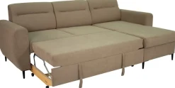 Trends by HG Ecksofa »Bella L-Form, B: 248 cm« mit Schlaffunktion & Bettkasten