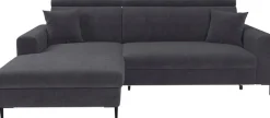 Trends by HG Ecksofa »Nizza, L-Form, B: 250cm« mit Schlaffunktion und Bettkasten