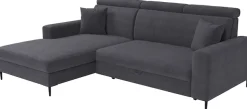 Trends by HG Ecksofa »Nizza, L-Form, B: 250cm« mit Schlaffunktion und Bettkasten
