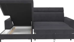 Trends by HG Ecksofa »Nizza, L-Form, B: 250cm« mit Schlaffunktion und Bettkasten