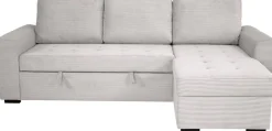 Trends by HG Ecksofa »Poll L-Form, B: 245 cm« mit Schlaffunktion & Bettkasten