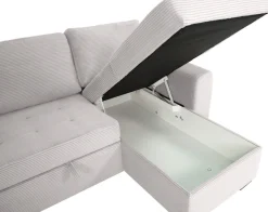Trends by HG Ecksofa »Poll L-Form, B: 245 cm« mit Schlaffunktion & Bettkasten