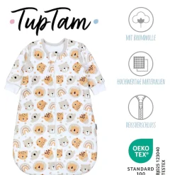 TupTam Babyschlafsack »Kugelschlafsack Baby Ganzjahres Schlafsack Wattiert«
