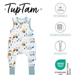TupTam Babyschlafsack »Schlafsack mit Füßen Babyschlafsack mit Beinen Unwattiert«
