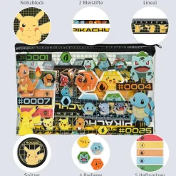 UNDERCOVER Notizbuch »Pokémon« DIN A5 inkl. 4 Kugelschreiber sowie Schreib- und Bastelutensilien