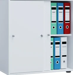 VCM Aktenschrank »Büroschrank Aktenschrank Schiebetüren Lona 2fach« 1 Stk. tlg.