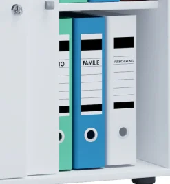 VCM Aktenschrank »Büroschrank Aktenschrank Schiebetüren Lona 2fach« 1 Stk. tlg.
