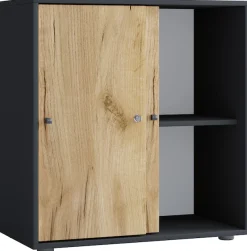 VCM Aktenschrank »Büroschrank Aktenschrank Schiebetüren Lona 2fach« 1 Stk. tlg.