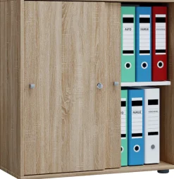 VCM Aktenschrank »Büroschrank Aktenschrank Schiebetüren Lona 2fach« 1 Stk. tlg.