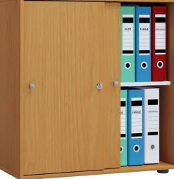 VCM Aktenschrank »Büroschrank Aktenschrank Schiebetüren Lona 2fach« 1 Stk. tlg.