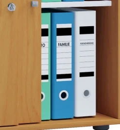 VCM Aktenschrank »Büroschrank Aktenschrank Schiebetüren Lona 2fach« 1 Stk. tlg.