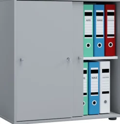 VCM Aktenschrank »Büroschrank Aktenschrank Schiebetüren Lona 2fach« 1 Stk. tlg.