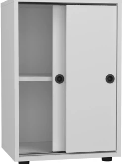 VCM Aktenschrank »Büroschrank Schiebetüren Aktenschrank Ulas 2fach« 1 Stk. tlg.
