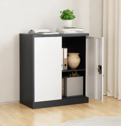 VCM Aktenschrank »Büroschrank Stahlschrank abschließbar Malivo 2fach« 1 Stk. tlg.