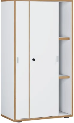 VCM Aktenschrank »Büroschrank Aktenschrank Schiebetüren Salia 3fach« 1 Stk. tlg.