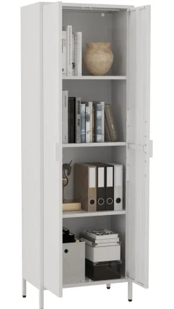 VCM Aktenschrank »Stahl Schrank Büroschrank Dielenschrank Flokas XL« 1 Stk. tlg.