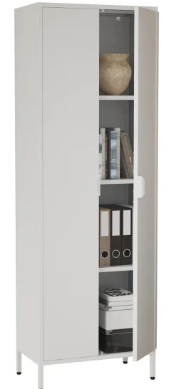 VCM Aktenschrank »Stahl Schrank Büroschrank Dielenschrank Flokas XL« 1 Stk. tlg.