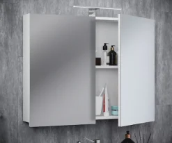 VCM Badspiegel »Spiegelschrank Spiegel Badezimmer Badinos 59x60 cm«
