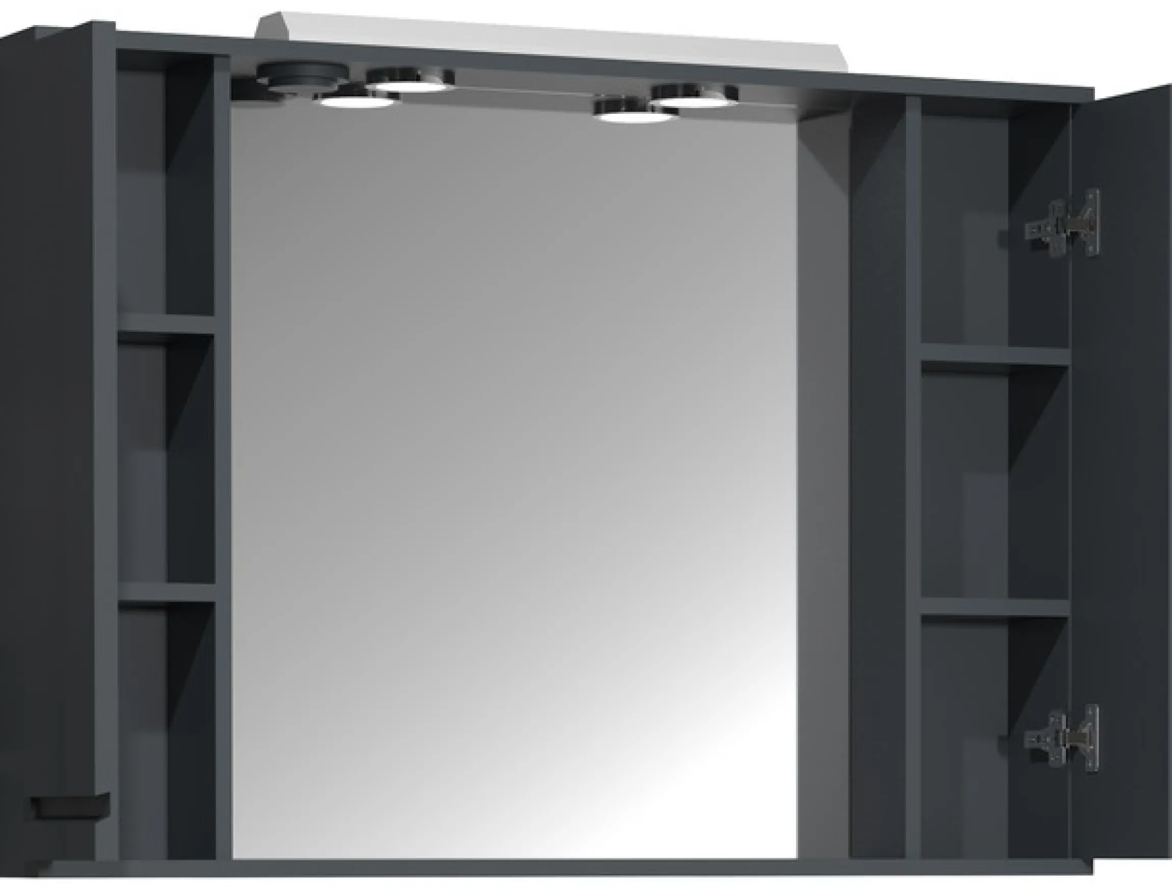 VCM Badspiegel »Spiegelschrank Bad Spiegel Beleuchtung Silora XL«