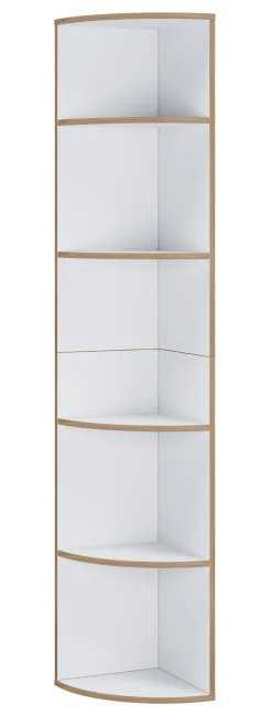 VCM Bücherregal »Elegantes Holzregal Eckregal Regal Salia 5fach« 1 Stk. tlg.