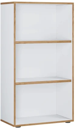 VCM Bücherregal »Holz Büro Regal Bücher Ordner Aktenregal Salia 3f« 1 Stk. tlg.
