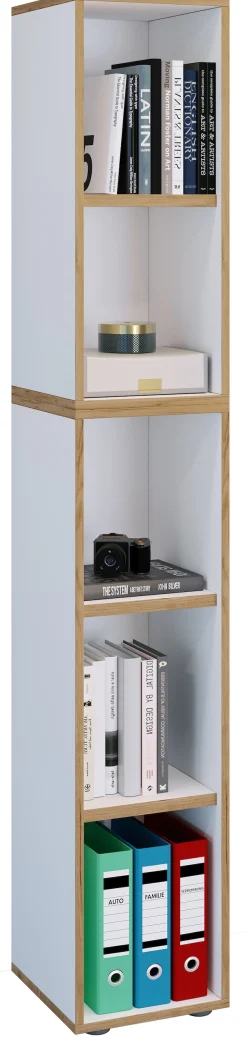 VCM Bücherregal »Holz Büro Regal Bücher Ordner Salia 5fach B. 30 cm« 1 Stk. tlg.