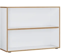VCM Bücherregal »Holz Büro Regal Bücher Ordner Aktenregal Salia 2f« 1 Stk. tlg.