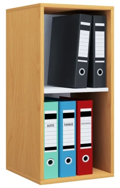 VCM Bücherregal »Holz Büro Regal Bücher Ordner Aktenregal Lona l 2f« 1 Stk. tlg.