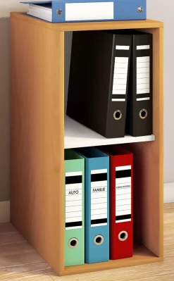 VCM Bücherregal »Holz Büro Regal Bücher Ordner Aktenregal Lona l 2f« 1 Stk. tlg.