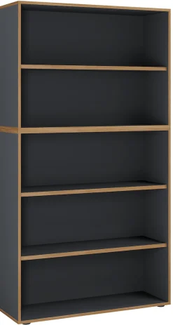 VCM Bücherregal »Holz Büro Regal Bücher Ordner Salia 5fach B. 100cm« 1 Stk. tlg.