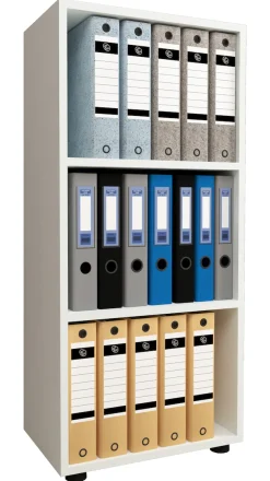 VCM Bücherregal »Holz Büro Regal Bücher Ordner Aktenregal Ulas 3f« 1 Stk. tlg.