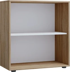 VCM Bücherregal »Holz Büro Regal Bücher Ordner Aktenregal Lona 2f« 1 Stk. tlg.