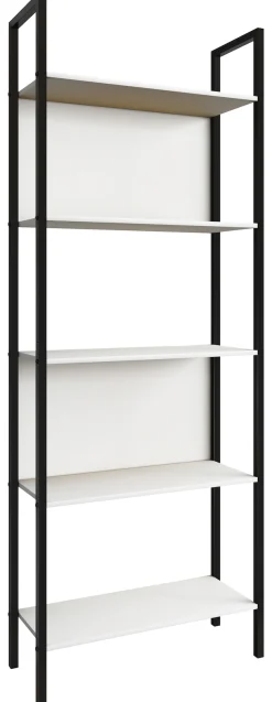 VCM Bücherregal »Holz Metall Stand Regal Büro Bücher Flakos 5fach« 1 Stk. tlg.