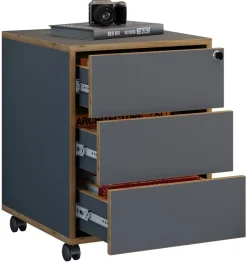 VCM Container »Holz Rollcontainer Bürocontainer Salia 3 Schublade« 1 Stk. tlg.