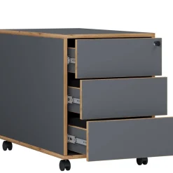 VCM Container »Holz Rollcontainer Bürocontainer Salia 3 Schublade« 1 Stk. tlg.