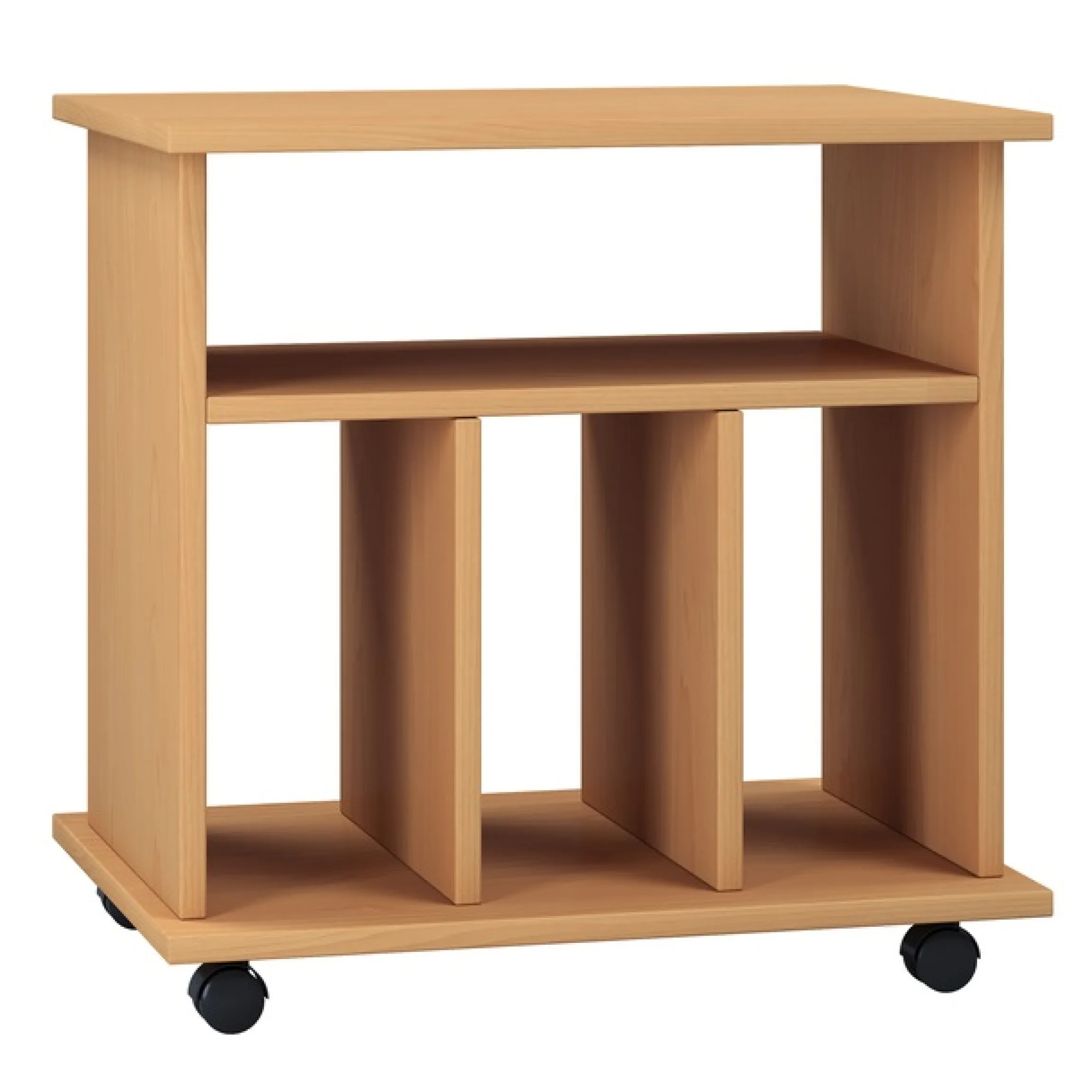 VCM Couchtisch »Holz Beistelltisch Couchtisch Rollen Tabina« 1 Stk. tlg.