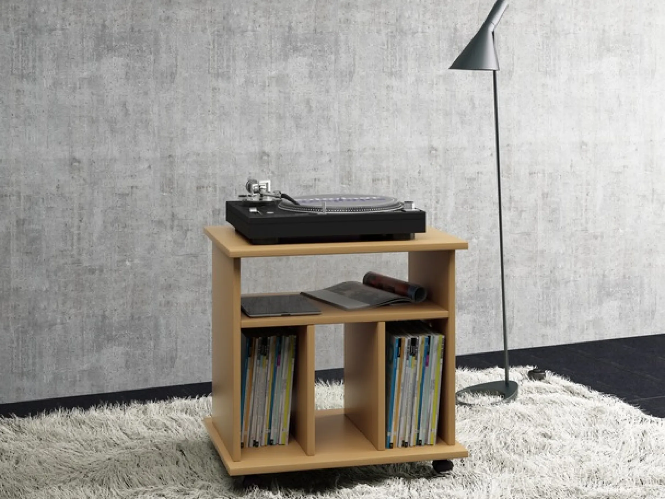 VCM Couchtisch »Holz Beistelltisch Couchtisch Rollen Tabina« 1 Stk. tlg.