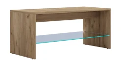 VCM Couchtisch »Holz Sofatisch Couchtisch Glas Wisal« 1 Stk. tlg.
