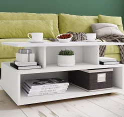 VCM Couchtisch »Holz Sofatisch Couchtisch Wohnzimmertisch Esila« 1 Stk. tlg.