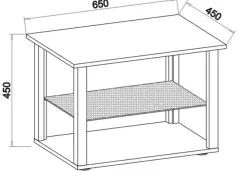 VCM Couchtisch »Holz Sofatisch Couchtisch Glas Tisch Wanilo M« 1 Stk. tlg.