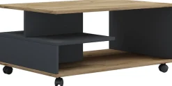 VCM Couchtisch »Holz Sofatisch Couchtisch Rollen rollbar Stango L« 1 Stk. tlg.