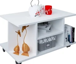 VCM Couchtisch »Holz Sofatisch Couchtisch Rollen Findula« 1 Stk. tlg.