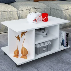 VCM Couchtisch »Holz Sofatisch Couchtisch Rollen Findula« 1 Stk. tlg.