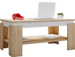 VCM Couchtisch »Holz Sofatisch Couchtisch Beistelltisch Rolas« 1 Stk. tlg.