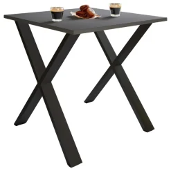 VCM Esstisch »Premium Holz Esstisch Küchentisch Xona X 80x80« 1 Stk. tlg.