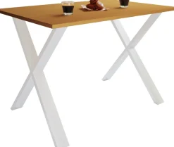VCM Esstisch »Premium Holz Esstisch Küchentisch Xona X 110x80« 1 Stk. tlg.