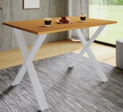 VCM Esstisch »Premium Holz Esstisch Küchentisch Xona X 110x80« 1 Stk. tlg.