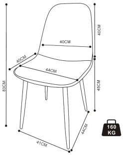 VCM Esszimmerstuhl »2er Esszimmerstühle Küchenstühle Rückenlehne Fiolo« () 2 Stk.